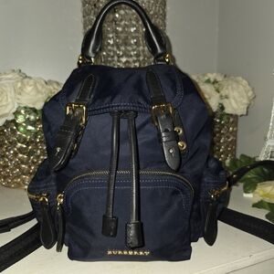 Burberry Navy Backpack